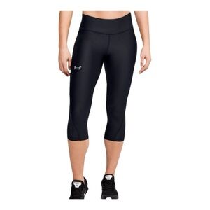 Under Armour HeatGear Textured Panel
Cropped Training Leggings
Black size M